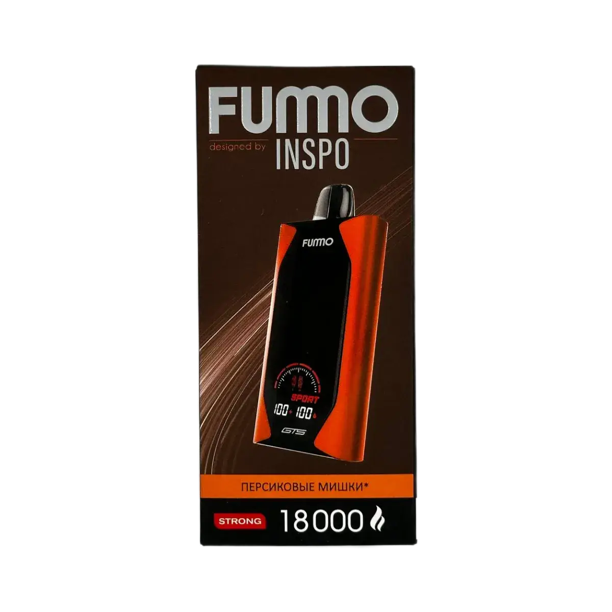 Эл. сиг. FUMMO GTS 18000 Персиковые мишки strong 2%