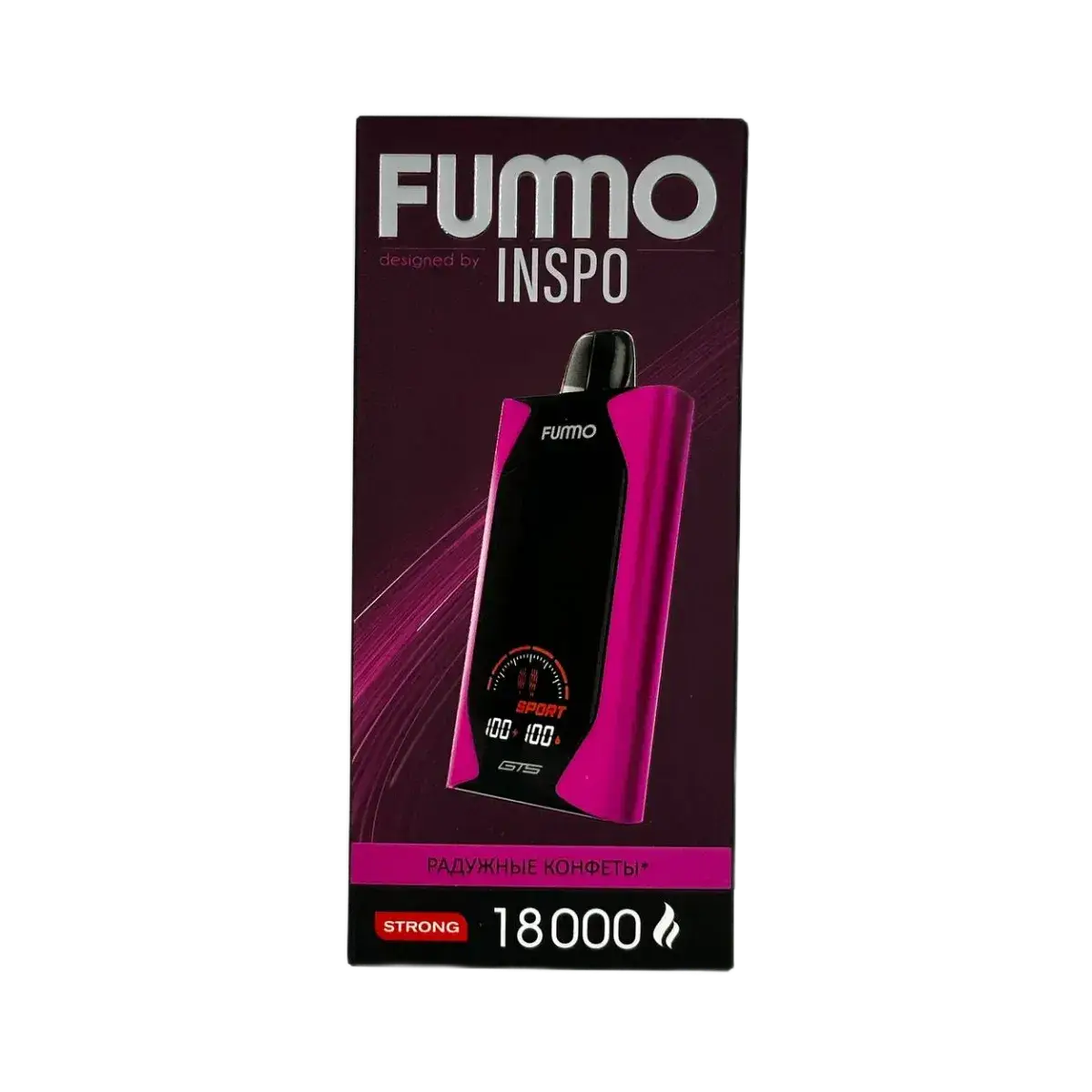 Эл. сиг. FUMMO GTS 18000 Радужные конфеты strong 2%