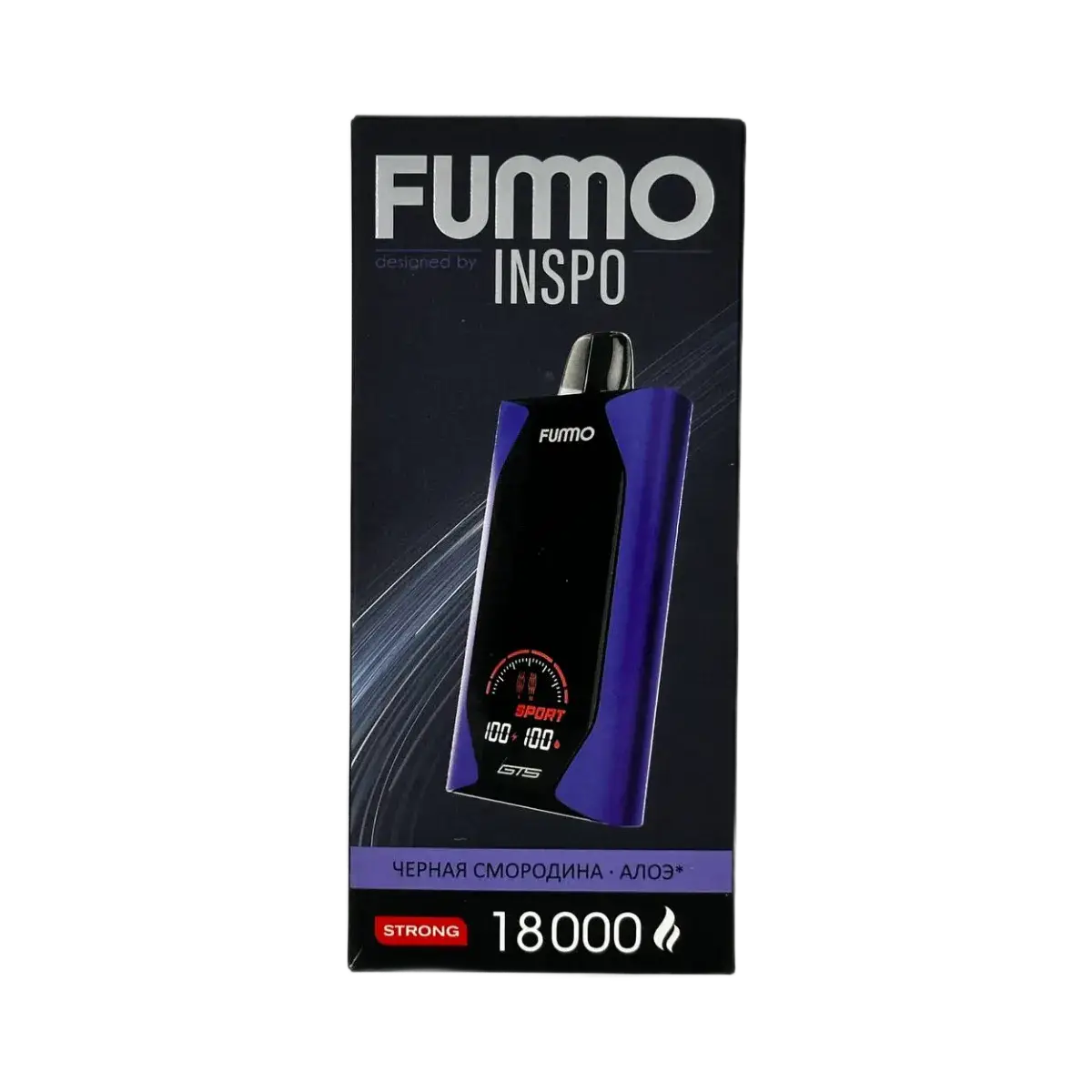 Эл. сиг. FUMMO GTS 18000 Черная смородина алоэ strong 2%