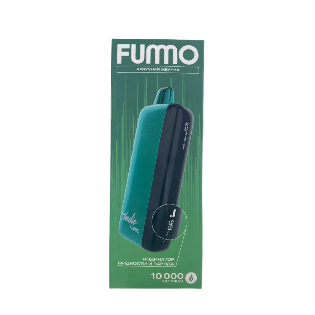 Эл. сиг. FUMMO INDIC 10000 Strong Арбузная Жвачка 2 %