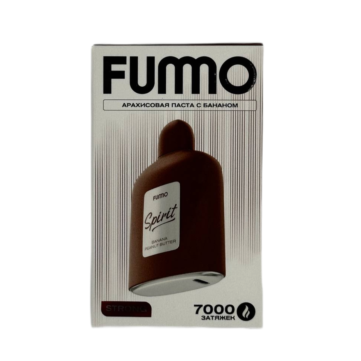 Эл. сиг. FUMMO SPIRIT 7000 Strong Арахисовая паста с бананом 2 %
