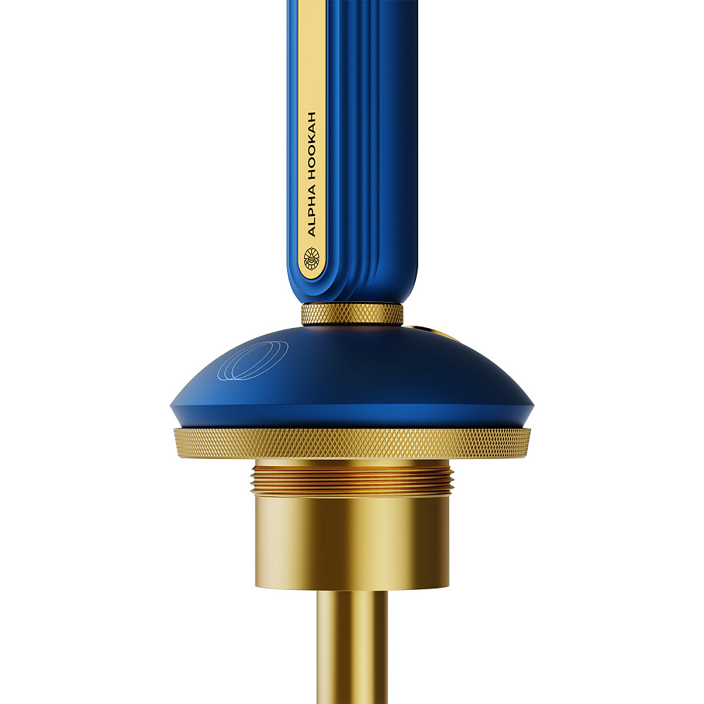 Кальян Alpha Hookah ECHO GOLD (Sapphire Blue)