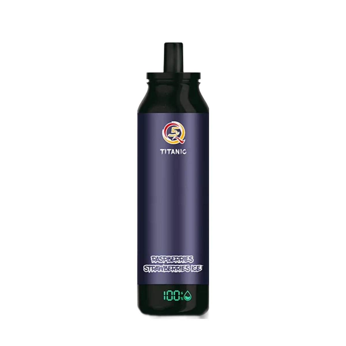 Эл. сиг. Q5 TITANIC 14000 Малина, клубника и лед /Raspberries, strawberries and ice
