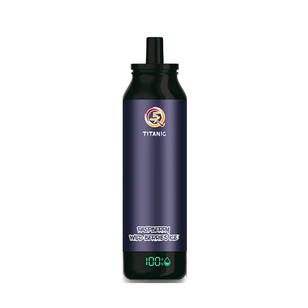 Эл. сиг. Q5 TITANIC 14000 Малин. варенье, лесн. ягоды и лед /Raspberry jam, wild berries and ice