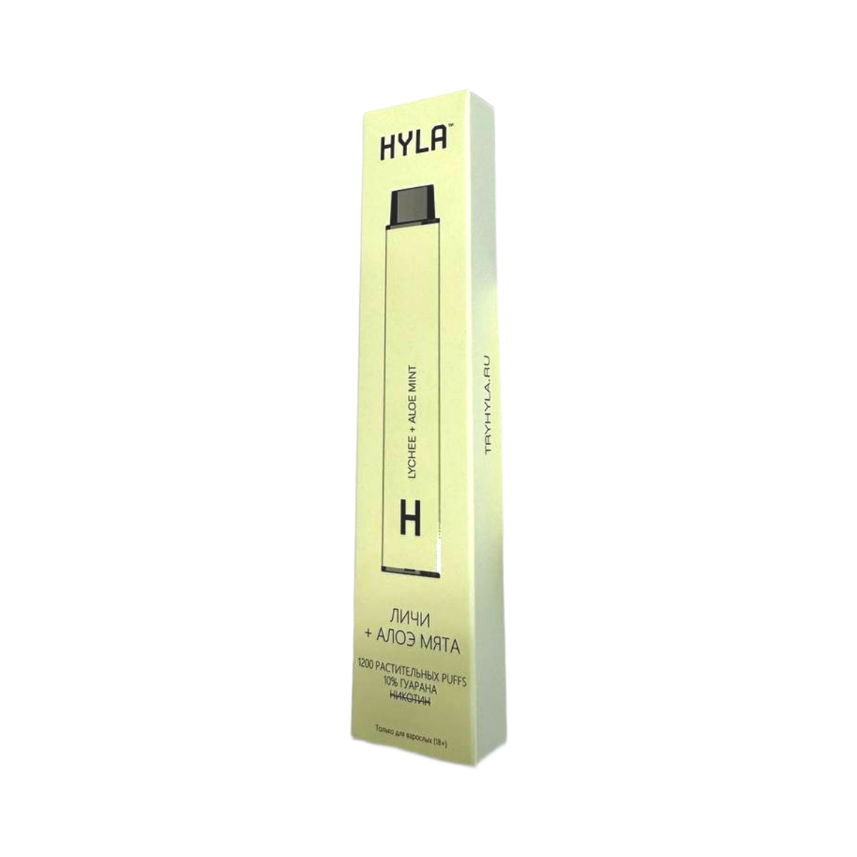 Эл. сиг. HYLA 1200 бникотина Личи + Алоэ мята/Lychee + Aloe Mint 0 %