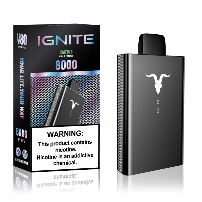 IGNITE Cactus Ice  V80 (8000  затяжек)