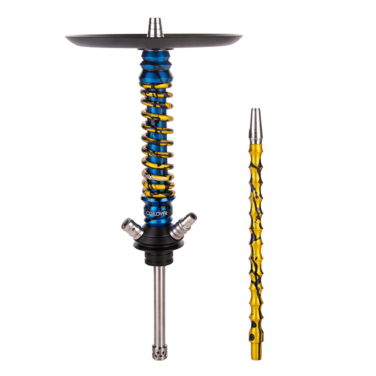 Кальян MAMAY CUSTOMS Coilover MINI SPECIAL ANOD синий сплеш/золотой сплеш (без колбы) Кальян MAMAY CUSTOMS Coilover MINI SPECIAL ANOD синий сплеш/золотой сплеш (без колбы)