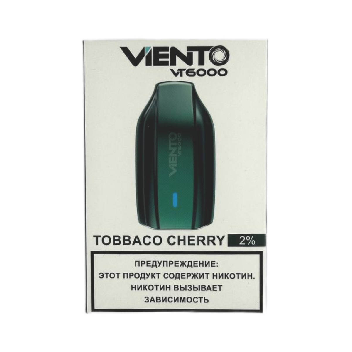 Эл. сиг. VIENTO VT 6000 Tobacco Cherry 2 %