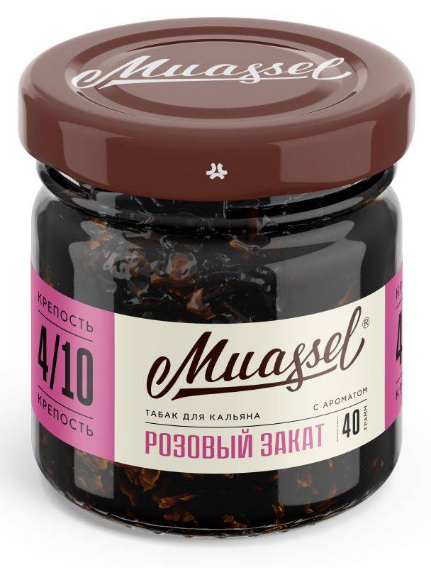 Muassel Medium 4/10 Розовый закат 40гр МРК