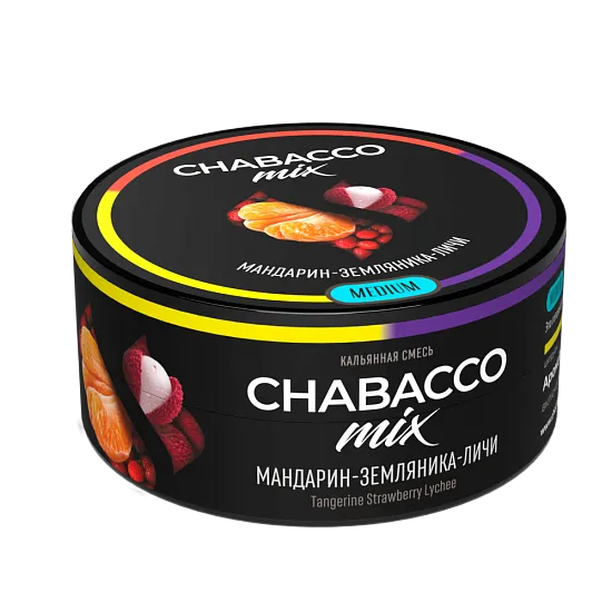 Chaba Mix Tangerine Strawberry Lychee Nicotine Free 40 г МРК