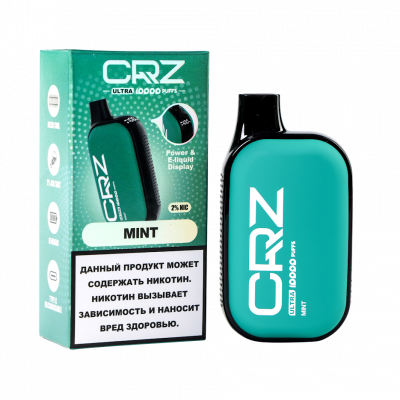 Эл. сиг. CRZ 10000 ULTRA Мята / Mint 2 %