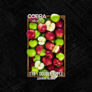 Табак Cobra La Muerte Double Apple (Двойное Яблоко) 40 гр.