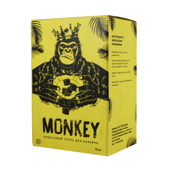 Уголь для кальяна Monkey кокосовый 25 мм
