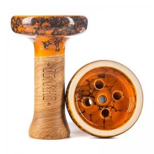 Чашка Облако Black Glaze Top 50 оранжево-черный мрамор Чашка Облако Black Glaze Top 50 оранжево-черный мрамор