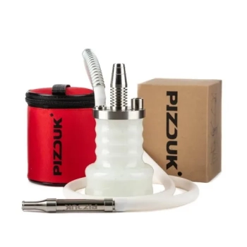 Кальян Pizduk Hookah (grey-bag) белая колба