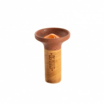 Чашка Облако Flow orange on brown Чашка Облако Flow orange on brown