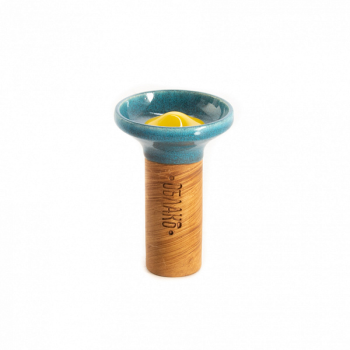 Чашка Облако Flow yellow on blue sand Чашка Облако Flow yellow on blue sand