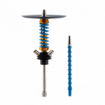 Кальян MAMAY CUSTOMS Coilover Micro золото-синий (без колбы)