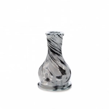 Колба Vessel Glass Капля Mini крошка бело-чёрная