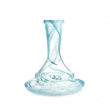 Колба Vessel Glass Эллипс крошка бирюзовый алебастр