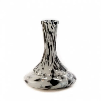 Колба Vessel Glass Эллипс крошка бело-чёрная