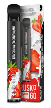 BRUSKO GO - Клубника со сливками, 800 тяж.