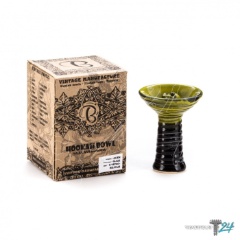 Чашка VINTAGE Glaze Alien Flat черно-жёлтая