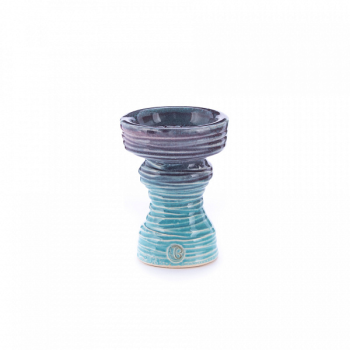 Чашка VINTAGE GLAZE Bohemia млечный путь (бирюзово-фиолетовая)