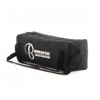 Сумка VINTAGE Оксфорд 60см черная с надписью HOOKAH BAG