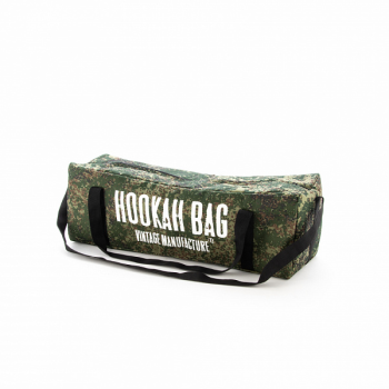 Сумка VINTAGE Оксфорд 60см камуфляж с надписью HOOKAH BAG