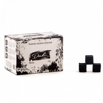 Уголь Dali кокосовый 96 шт (22 мм) Уголь Dali кокосовый 96 шт (22 мм)