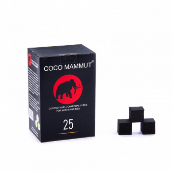 Уголь кокосовый COCO MAMMUT 72 шт (25 мм)