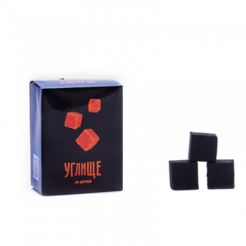 Уголь Углище кокосовый 24 шт (22 мм)