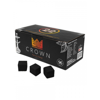 Уголь Crown кокосовый 96 шт (22 мм) Уголь Crown кокосовый 96 шт (22 мм)