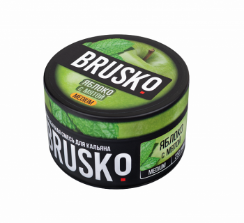 BRUSKO MEDIUM Яблоко с мятой 250гр МРК