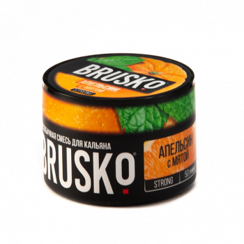 BRUSKO STRONG Апельсин с мятой 50гр МРК