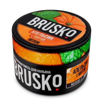 BRUSKO MEDIUM Апельсин с мятой 50гр BRUSKO MEDIUM Апельсин с мятой 50гр