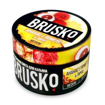 BRUSKO MEDIUM Ананас помело личи 50гр BRUSKO MEDIUM Ананас помело личи 50гр