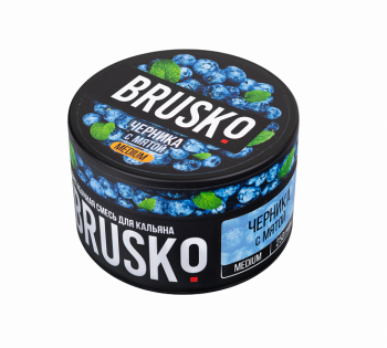 BRUSKO MEDIUM Черника с мятой 250гр МРК