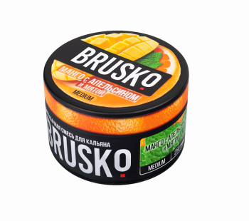 BRUSKO MEDIUM Манго с апельсином и мятой 250гр МРК BRUSKO MEDIUM Манго с апельсином и мятой 250гр МРК