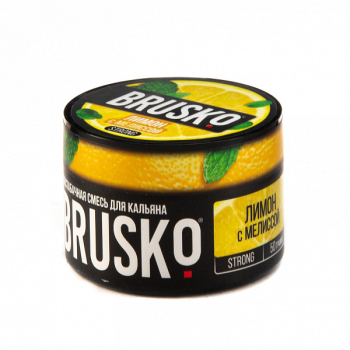 BRUSKO STRONG Лимон с мелиссой 50гр МРК BRUSKO STRONG Лимон с мелиссой 50гр МРК