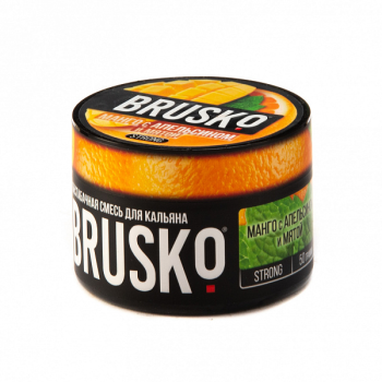 BRUSKO STRONG Манго с апельсином и мятой 50гр МРК