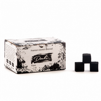 Уголь Dali кокосовый 72 шт (25 мм)