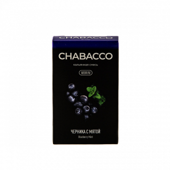 Chabacco MEDIUM Blueberry mint 50гр МРК