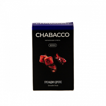 Chabacco MEDIUM Grenadine drops 50гр Chabacco MEDIUM Grenadine drops 50гр