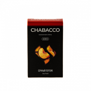 Chabacco MEDIUM Juicy peach 50гр МРК МРК