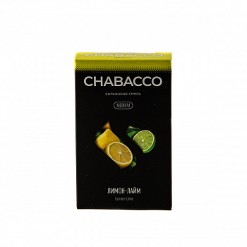 Chabacco MEDIUM Lemon-lime 50гр МРК