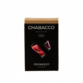 Chabacco MEDIUM Rhubarb dessert 50гр