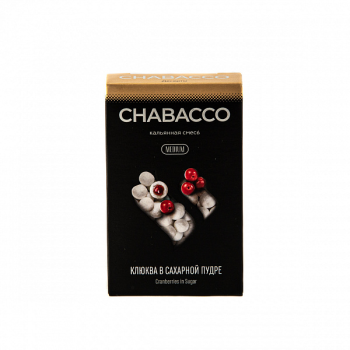 Chabacco MEDIUM Клюква в сахарной пудре 50гр МРК