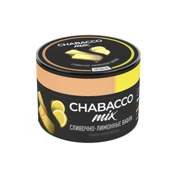 Chabacco Mix MEDIUM Creamy lemon waffles 50гр МРК Chabacco Mix MEDIUM Creamy lemon waffles 50гр МРК